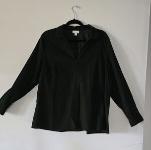 J. Jill Dark Green Blouse